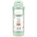 【マラソン期間中 5%OFFクーポン】Skater ドリンク マーカー ボトル 1000ml 1L 水筒 直飲み 水分補給 メモリ付き 透明 スケーター skater PDMK10 ミッフィー Miffy うさこちゃん 女の子 女性【ダイレクト ボトル