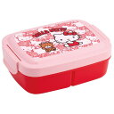 【マラソン期間中 5%OFFクーポン】Skater キッズ ランチボックス 840ml お弁当箱 弁当箱 仕切り 一体型 ランチ 子供 こども スケーター skater P84 キティ ハローキティ キティちゃん 女の子【ドーム型 ふわっと かわいい キ