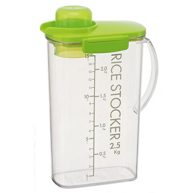 【10％OFFクーポン！11/27(木)1:59まで】Skater ライスストッカー[2.5kg]●グリーン●//冷蔵庫保存 お米..