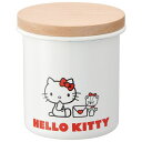 Skater キャニスター ホーロー 木蓋 750ml 保存容器 おしゃれ かわいい ホウロウ ほうろう スケーター enc8【ほーろー 琺瑯 キッチン 陶器 コーヒー キャラクター インテリアキティ タイニーチャム ハローキティ 女の子】 食器・キッチ