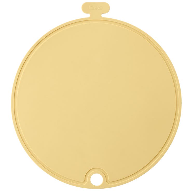 Skater シリコーン 丸型 まな板 まないた 直径 30cm 曲げて使える 料理 キッチングッズ KSLM1 スケーター skater くすみ カラー イエ...