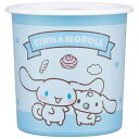 Skater ワンタッチ 密閉 保存容器 L 1000ml プラスチック 日本製 蓋付き 食品保存 軽い skater スケーター SOT10 シナモロール シナモン サンリオ 女の子 女子【密閉容器 おしゃれ 食品保存容器 ワンプッシュ レンジ可】 フ