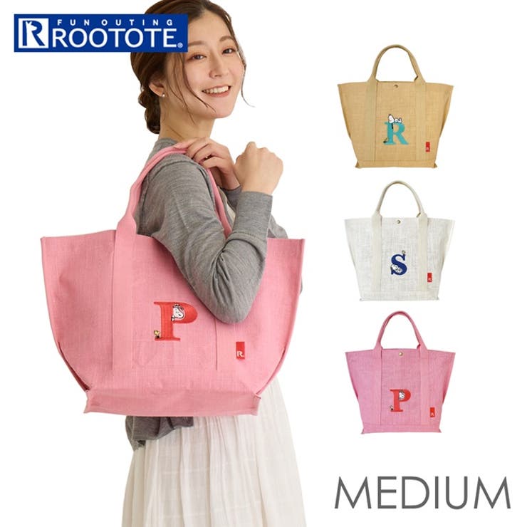 BACKYARD FAMILY ROOTOTE ルートート IP.MED.ジュート.Peanuts-9D バッグ・鞄
