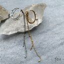 【5/16 1:59まで 5%OFFクーポン】feu 2WAY PEARL EARCUFF イヤーカフ イヤカフ チェーン パール エレガント トレンド 韓国フ...