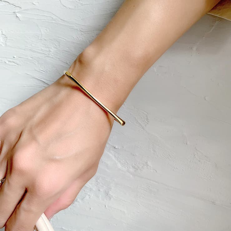 feu 【SILVER925】CORNER CORD BANGLE　　シルバー925　アレルギー対応　アクセント　デザイン　モードカジュアル　韓国ファッション アクセサリー