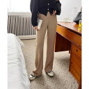 【8/11まで5%OFFクーポン】by muni:r ベーシックシルエットブーツカットスラックス パンツ・ズボン
