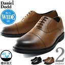 【マラソン期間中 5%OFFクーポン】大きいサイズの店ビッグエムワン 大きいサイズ メンズ DANIEL DODD 本革 ストレートチップ ビジネス シューズ 5E 撥水 抗菌 azbs-219001 シューズ・靴
