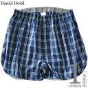 大きいサイズの店ビッグエムワン 大きいサイズ メンズ DANIEL DODD 前開き チェック柄 トランクス 肌着 下着 azut-229024 インナー・下着