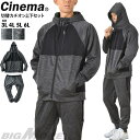 【5/16 1:59まで 5%OFFクーポン】大きいサイズの店ビッグエムワン 大きいサイズ メンズ CINEMA 切替 カチオン 上下セット 601-jj230...