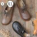 【5%OFFクーポン 9/11 1:59まで】shop kilakila カジュアルシューズ レディース マニッシュシューズ レースアップシューズ 大きいサイズ コンフォートシューズ おじ靴 日本製 国産 軽量 疲れにくい 歩きやすい フラットソール 細
