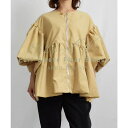 ARGO TOKYO Puff Sleeve Flear Blouse 23063 パフスリーブフレアブラウス フレアブラウス パフスリーブ ギャザーブラウス フレアトップス ブラウス トップス