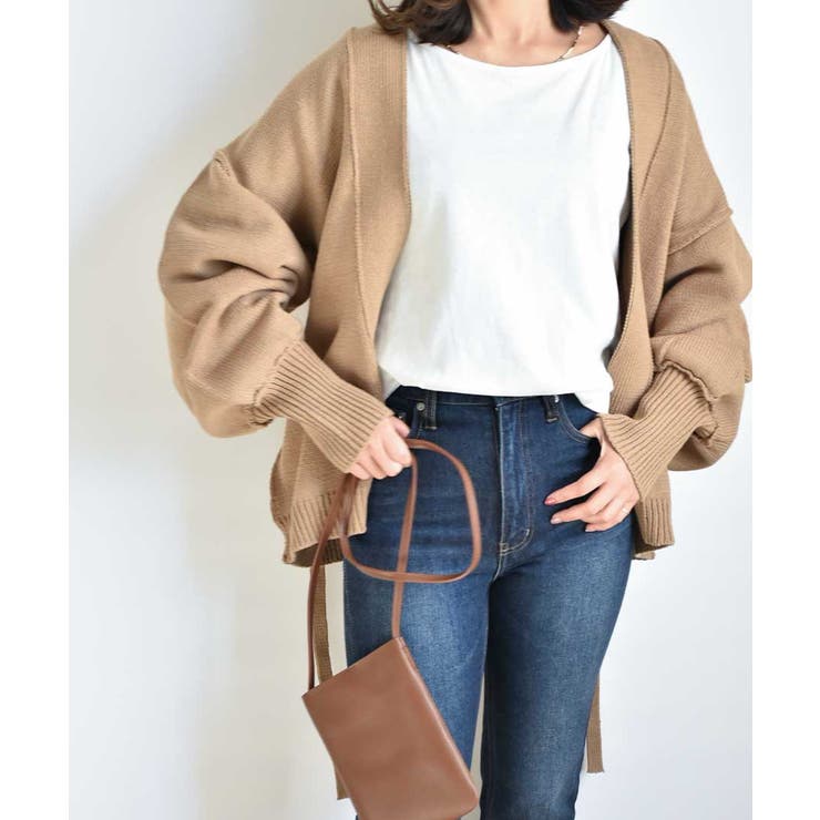 ARGO TOKYO 自宅で洗えるニット　ARGニットカーデイガン トップス