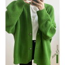 ARGO TOKYO Spring Color Vneck Rib Knit Cardigan 25108 スプリングカラーVネックリブニットカーデイガン ニットカーデイガン ニット 羽織 vネック 春ニット トップス