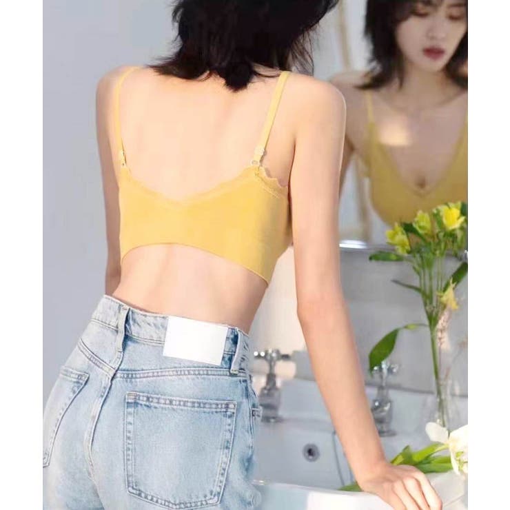 ARGO TOKYO ワイヤーレスブラパッド付(取り外し可)韓国ファッションレディースバックレスヨガスポーツブラジャー美セクシーランジェリー下着 美乳インナーbraワ インナー・下着 shoplistselect-10175369 SHOPLIST サンプル画像3