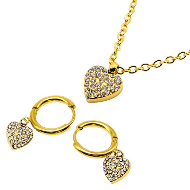 【10%OFFクーポン!11/27(木)1:59まで】ピアス専門店HOMESLICEPRODUCTIONS ピアス ネックレス レディース ハート ゴールド サ...