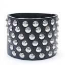ピアス専門店HOMESLICEPRODUCTIONS レザーブレワイドスレット コーンスタッド【アクセサリー/革/メンズ】 アクセサリー