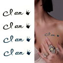 ピアス専門店HOMESLICEPRODUCTIONS タトゥーシール 2枚セット IamKing【タトゥーシール/TATTOO/ボディシール/刺青シール/ステッカー】【Halloween/ハロウィン/イベント/tattooシール/ボディペイント/ボディー