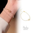 【5/16 1:59まで 5%OFFクーポン】my liberty ブレスレット 金属アレルギー 花 2連 つけっぱなし シルバー 925 金属アレルギー対応 ...