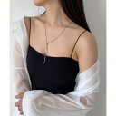 【5/15限定 15%OFFクーポン】Outfitter lab 華奢ストラップカップ付キャミソール トップス