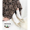 minia トゥステッチフラットパンプス ぺたんこ minia ◇ パンプス バレエシューズ フラットシューズ バブーシュ ぺたんこ靴 ぺたんこパンプス スリッ...