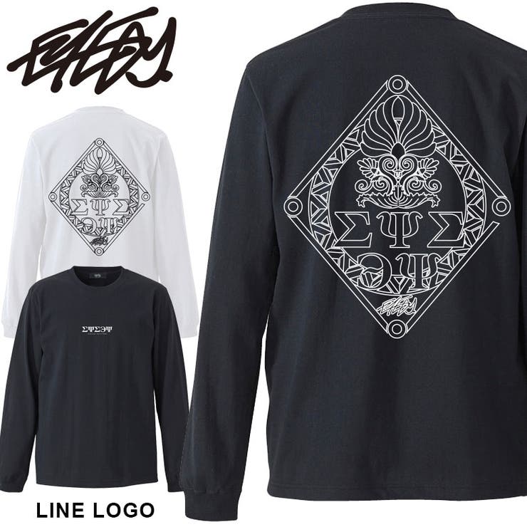 EYEDY EYEDY アイディー LINE LOGO メンズ ロング tシャツ ロンT ブランド 大きいサイズ おしゃれ ストリート 綿 コットン スケート XL XXL XXXL 3l おしゃれ デザイン プリント かっこいい 人気 安い エモい