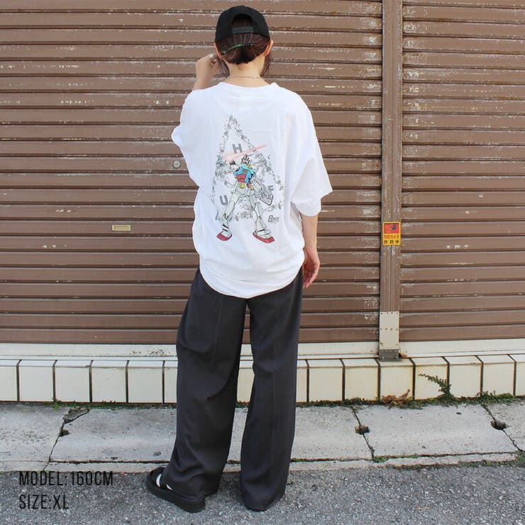 EYEDY ハフ HUF Tシャツ 半袖 メンズ ガンダム TT コラボ ( HUF×GUNDAM Gundam TT S/S Tee ティーシャツ T-SHIRTS カットソー トップス メンズ 男性用 機動戦士ガンダム ユニセックス かっこいい おし