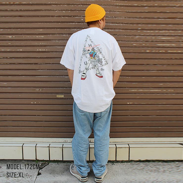 EYEDY ハフ HUF Tシャツ 半袖 メンズ ガンダム TT コラボ ( HUF×GUNDAM Gundam TT S/S Tee ティーシャツ T-SHIRTS カットソー トップス メンズ 男性用 機動戦士ガンダム ユニセックス かっこいい おし