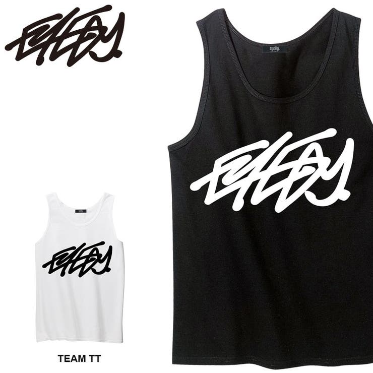 EYEDY アイディー EYEDY タンクトップ ノースリーブ メンズ レディース M L XL XXL LL 2L 3L 大きいサイズ 白ホワイト 黒 ブラッ...