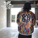 EYEDY HEADGEAR CLASSICS ヘッドギア クラシック BIGGIE SMALLS -COOGI- SATIN JACKET BAD BOY サテンジャケット アウター 大きいサイズ おしゃれ かっこいい メンズ ストリート 厚手 通勤