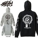 EYEDY EYEDY アイディー THE ONE 大きいサイズ メンズ スウェット パーカー ASH BLACK スケート スケーター フード トレーナー メ...