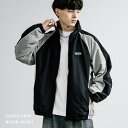 【マラソン期間中 5%OFFクーポン】Rocky Monroe ナイロンジャケット ブルゾン 裏起毛 メンズ レディース ライトアウター オーバーサイズ リラックス ルーズ ゆったり ラグラン 刺繍 切替 ワンポイント スポーティ アウトドア カジュアル