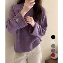 【5%OFFクーポン 9/11 1:59まで】Miniministore ニットトップス ワイドスリーブニット秋冬 トップス