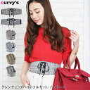curvy's (グレンチェックベルト コルセット/ノンホール)ベルト...(4)