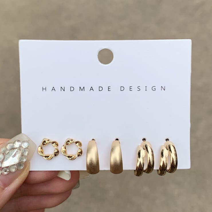 lattencos マルチ ピアス 3SET韓国 ピアス セット セットピアス カジュアル カジュアルピアス デイリーアイテム セットアイテム アクセサリー ファッション小物 マルチピアス lattencos ラテアンドコス アクセサリー