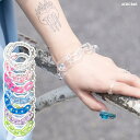 【5/16 1:59まで 5%OFFクーポン】ACDCRAG クリアチェーン ブレスレット アクセサリー ファッション 原宿系 原宿 ポップ ファンシー デコラ...