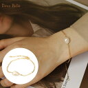 Doux Belle パールストーンゴールドブレスレット アクセサリー