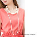 Brignton 2連パールネックレス ゴールドミックス アクセサリー(4)