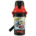 【マラソン期間中 5%OFFクーポン】Skater【KIDS】 水筒 直飲み プラスチック 大容量 480ml 食洗機対応 キッズ 幼児 ワンタッチ スケーター skater PSB5SANAG チョロQ 車 くるま タカラトミー【ショルダー ベルト 子