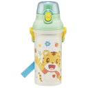 【マラソン期間中 5%OFFクーポン】Skater【KIDS】 水筒 直飲み プラスチック 大容量 480ml 食洗機対応 キッズ 幼児 ワンタッチ スケーター PSB5SANAG【ショルダー ベルト 子供 こども 子ども 子供用 小学生 小学校 食洗機