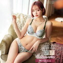 Dazzy ブラジャー 脇高ブラジャー ショーツ セット ノンワイヤー ロイヤル ブルーム ローズ 脇高 ブラジャー & フルバック ショーツ | ブラジャー ショーツ セット 脇肉 贅肉 盛りブラ ブラ セット 下着 レディース セット drw イ(4)