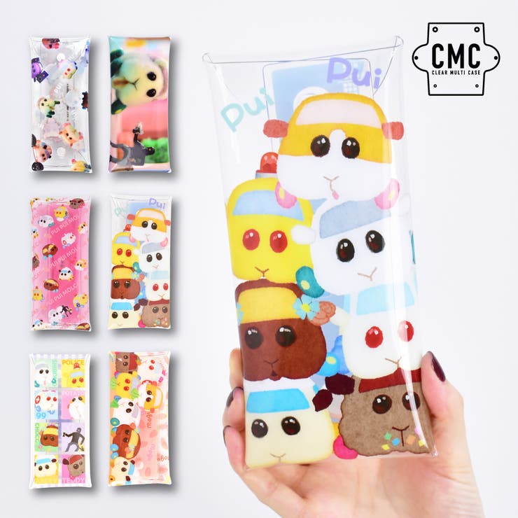 【10%OFFクーポン!11/27(木)1:59まで】AVVENTURA PUIPUIモルカー ポーチ 小物入れ 化粧ポーチ クリアマルチケース Lサイズ レデ...