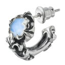 【5/16 1:59まで 5%OFFクーポン】ArtemisClassic アルテミスクラシック/ローズカットブルームーンピアス/片耳分 アクセサリー