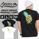 Maqua-store Tシャツ メンズ 半袖 ティーシャツ TEE グルーブオン GROOVEON XL XXL 2XL 3L 黒 ブラック 白 ホワイトプリント 大きいサイズ ワーク ルード系 ブランド 人気 アメカジ ストリート系 サーフ系 ファッ