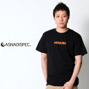 Maqua-store ASNADISPEC Tシャツ メンズ 半袖 ティーシャツ TEE アスナディスペック タギング プリント ブランド 人気 B系アメカジ ストリート おしゃれ かっこいい /3045/ asst2255 トップス
