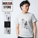 Maqua-store CONFUSE Tシャツ メンズ 半袖 ティーシャツ 手書き キャラクター ゾンビ プリント タバコ トップス カットソー 大きいサイズ 2L 3L ブランド コンフューズ 人気 アメカジ ワーク バイカー お洒落 かっこいい お
