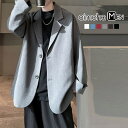 aimoha men テーラードジャケット スウェット スタジャン 韓国ファッション 大きいサイズ メンズ ストリート オーバーサイズ オラオラ系 長袖 ビッグシルエット 春服 秋服 冬服 夏服 春夏秋冬 スニーカー アウター(コート・ジャケットなど)