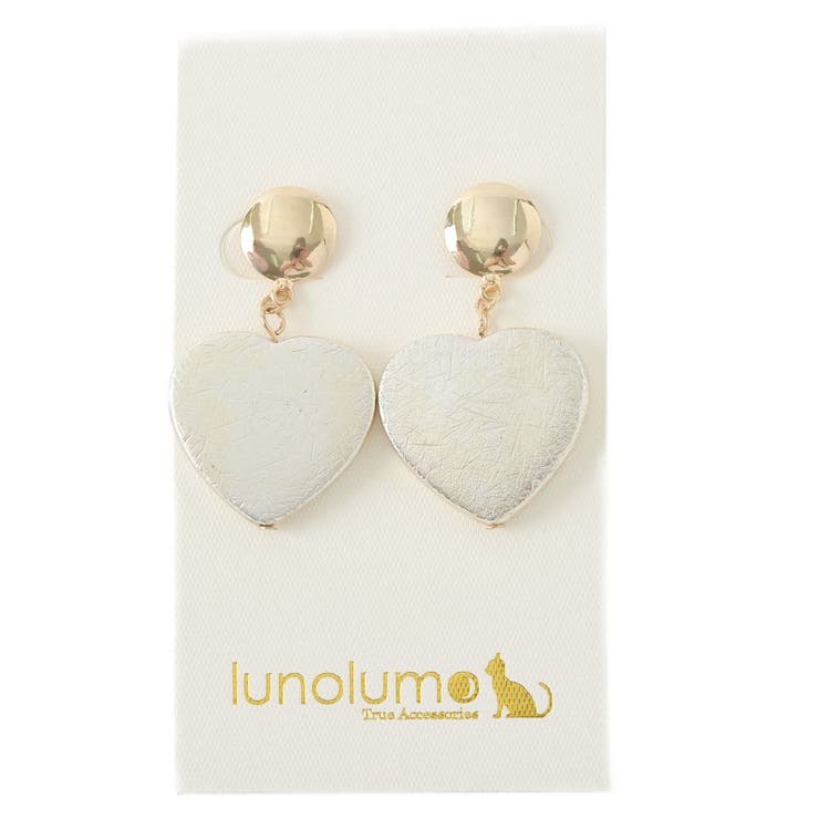 【10％OFFクーポン！7/26(日)1:59まで】lunolumo SALE イヤリング ハート メタル レディース ゴールド シルバー 大ぶり フェミニン ガーリー アクセサリー shoplistselect-10192642 SHOPLIST サンプル画像3