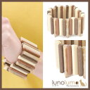 lunolumo ブレスレット レディース ブラウン グラデーション ストレッチ フリーサイズ N アクセサリー
