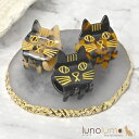 lunolumo ヘアクリップ バンスクリップ ヘアアクセサリー レディース ミニクリップ 猫 ネコ ねこ 猫 H ヘアアクセサリー