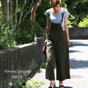 MiiDUE サロペット ストレッチ パンツ オールインワン オーバーオール レディース 春夏秋冬 ストレッチパンツ パンツ・ズボン